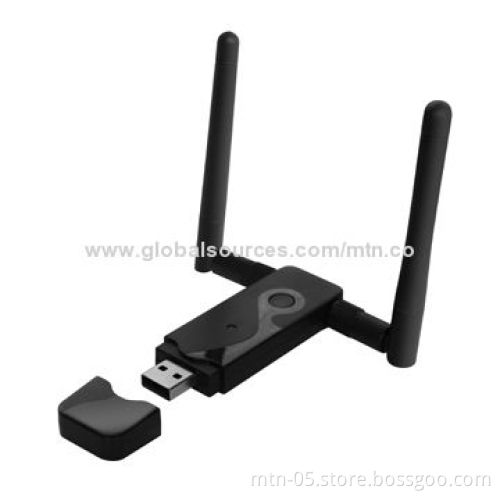 Dual Band Wireless USB Adapter, up to 300Mbps Transmission Speed, Ralink 5572 Chipset
